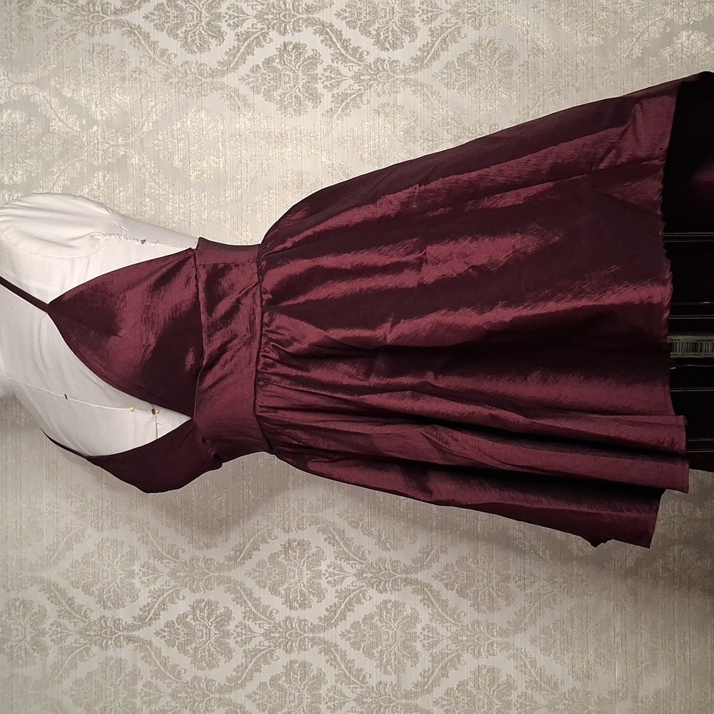 Taffeta Train Gown